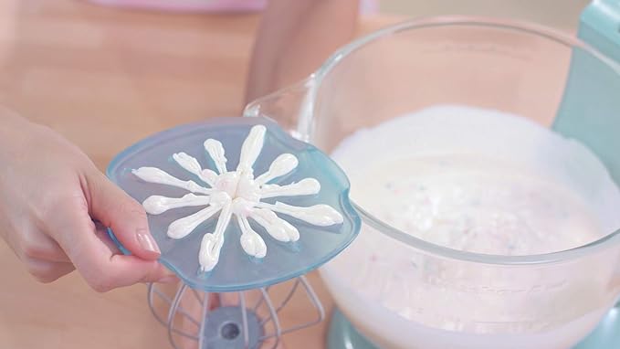 Whisk Wiper® PRO compatible with KitchenAid Bowl-Lift Stand Mixers - Mix Without The Mess - The Ultimate Stand Mixer Accessory - Only Compatible With 6-Wire Whisks (Aquamarine)