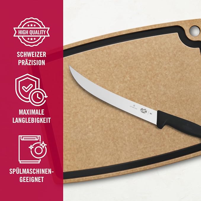 Victorinox Fibrox 10-Inch Curved Breaking Knife, Black Fibrox Handle