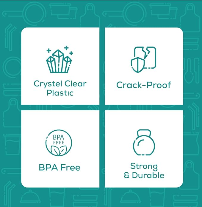 GUSTO Clear Plastic Cups with Flat Lids [9 oz - 100 Count] - Disposable Iced Coffee Cups with Lids - PET Plastic Cold Cups for Smoothies, Juices & To-Go Drinks - Formerly Comfy Package