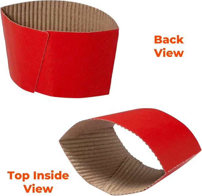 FMP Brands 1000 Pack Coffee Sleeves - Image 4