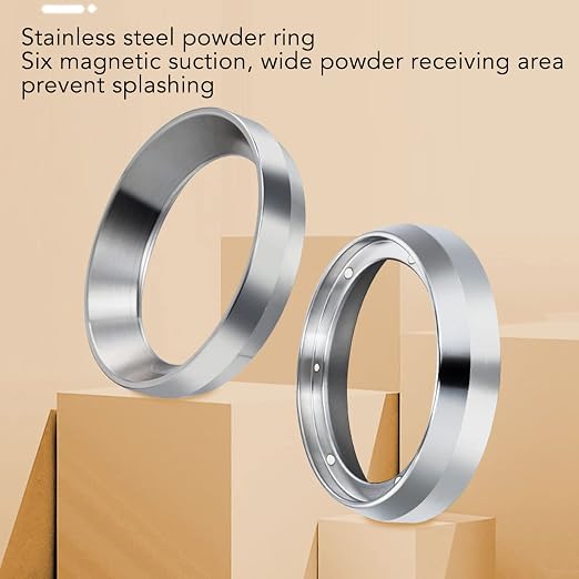 Magnetic Dosing Funnel, Stainless Steel Dosing Funnel Coffee Dosing Ring - Image 2