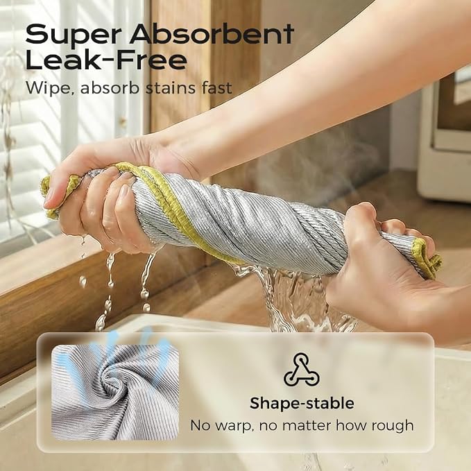 6 Pack Glass Polishing Cloth, Streak Free Cleaning Cloth, Wine Glass Polishing - Image 5