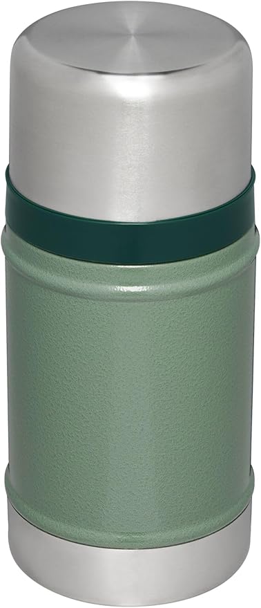 STANLEY Vacuum Insulated Large Food Jar, 18/8 Stainless Steel Food Jar for Cold and Hot Food, Soup Thermos with Leak Proof Lid Doubles as Cup, Wide Mouth Food Thermos