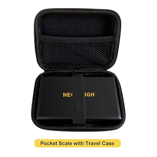 Pocket Scale with Case, 200g x 0.01g, Precision Gram Scale, Ounces Pocket Scales, Portable Herb Scale, 6 Weighing Units, Scale Grams, Spice Scale, Jewelry Scale, Backlit Display (Batteries Included)