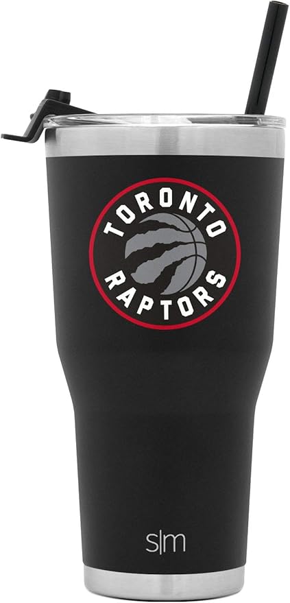Simple Modern Officially Licensed NBA Tumbler with Flip Lid and Straw Insulated Stainless Steel Cup | Cruiser Collection | 30oz