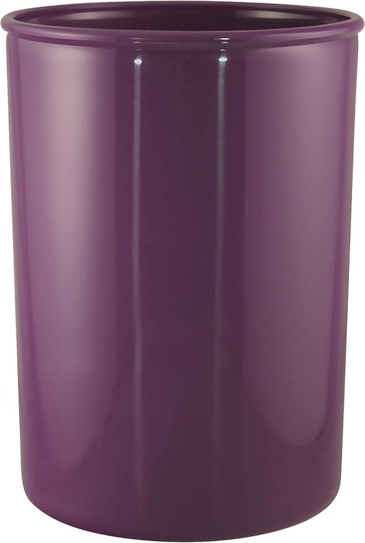 Reston Lloyd Calypso BasicsMultipurpose Cookware Storage Crock, Kitchen Countertop & Office Desk Organization, Durable & Food Safe BPA-Free Plastic, Plum