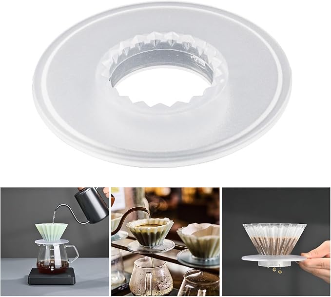 Resin Stand For Paper Coffee Clear Coffee Dripper Holder Rack Slip Coffee - Image 2