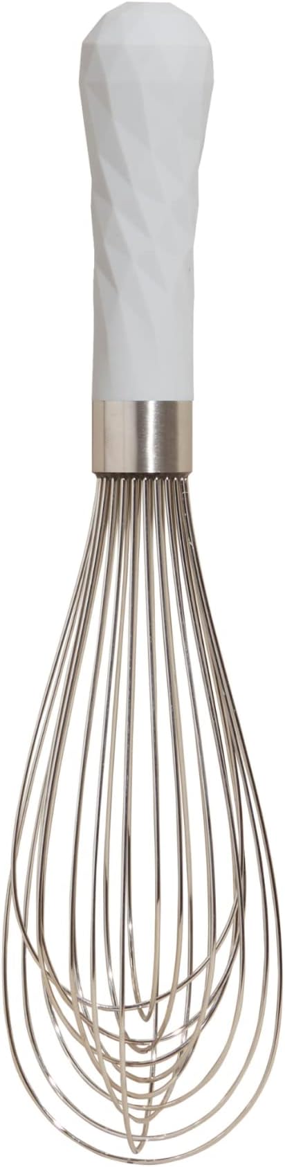 GIR: Get It Right Stainless Steel Whisk - Small Whisks for Cooking, Mixing, and Stirring - Mini-8 Inch - Studio White