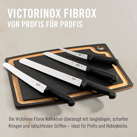 Victorinox Swiss Army 8" Serrated Bread Knife with Fibrox Handle, 47549
