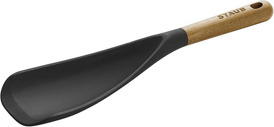 Twin Cooking Spoon, Matte Black (4 Pack)