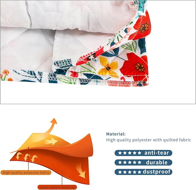 Kitchen Aid Mixer Cover Compatible with 6-8 Quarts Kitchen Aid/Hamilton Stand Mixer/Tilt Head & Bowl Lift Model,Flower Print Mixer Cover Pioneer Woman Kitchen Accessories,Kitchen Aid Mixer Accessories