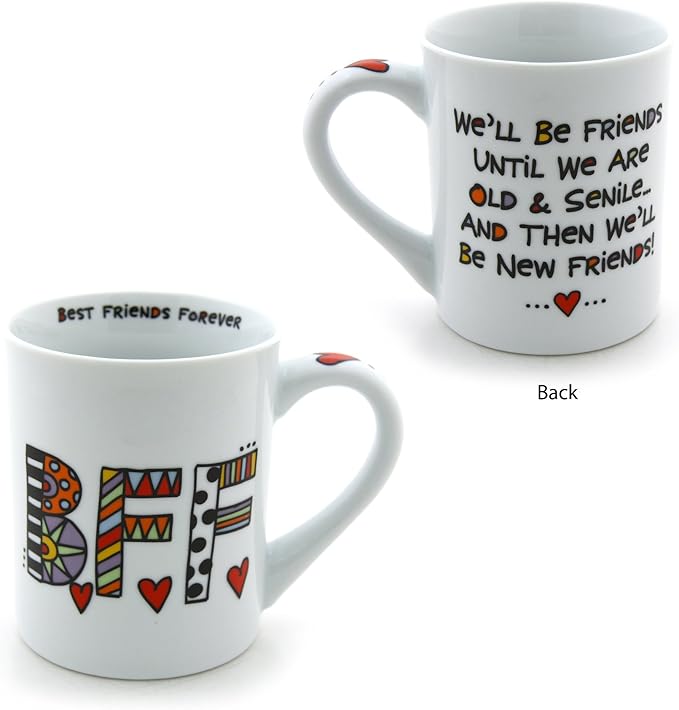 Our Name is Mud “BFF” Porcelain Mug, 16 oz.