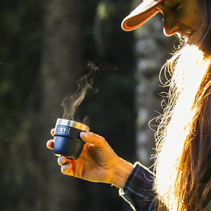 YETI Rambler 4 oz Stackable Cup, Stainless Steel, Vacuum Insulated Espresso/Coffee Cup, 2 Pack