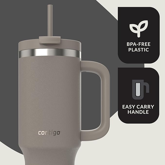 Contigo Streeterville 40oz Tumbler Stainless Steel Vacuum Insulated Leak-Proof Cold for 29 Hours Inkycap