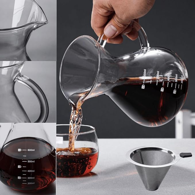 34oz Pour Over Coffee Maker - Image 5