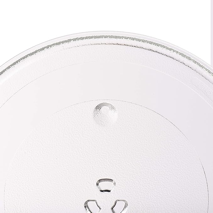 12.5’’ Microwave Glass Tray Compatible with Samsung, GE and Hotpoint - The Exact Replacement Part of WB39X10002/ WB48X10005/ WB49X10069/ WB39X10003 – Dishwasher Safe