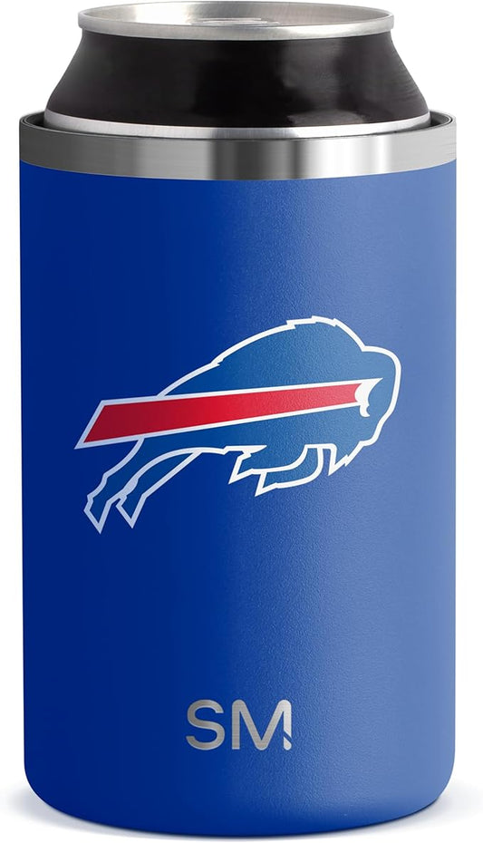 Simple Modern Officially Licensed NFL Buffalo Bills Gifts for Men, Women, Dads, Fathers Day | Insulated Ranger Can Cooler for Standard 12oz Cans - Beer, Seltzer, and Soda