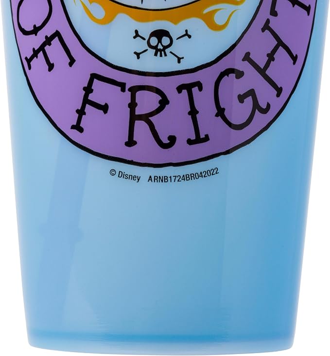 Silver Buffalo Disney The Nightmare Before Christmas 48 Pack Color Change Plastic Tumblers Featuring Jack Skellington, Sally, Oogie Boogie, and Zero, 24 Ounces