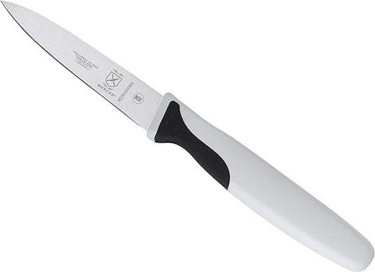 Mercer Culinary Millennia Color Handle Cutlery 3" Slim Paring Knife White