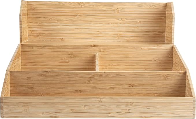 Restaurantware Coffee Cup Organizer 15 x 14.25 x 9.25 Inch Multipurpose Bamboo - Image 14