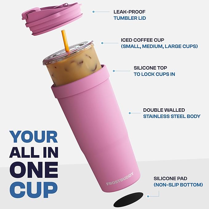 Frost Buddy Togo Buddy 30 oz Stainless Steel Vacuum Insulated Tumbler To Go - Image 3