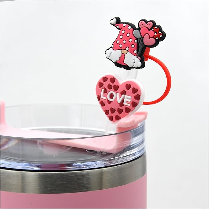 Stanley Cup Straw Cover Cap, Compatible with 30 & 40 Oz Tumbler, Reusable Straw Tips, Perfect for Gifts