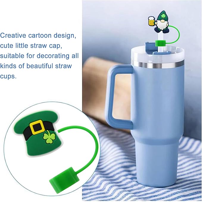 Stanley Cup Straw Cover Cap, Compatible with 30 & 40 Oz Tumbler, Reusable Straw Tips, Perfect for Gifts
