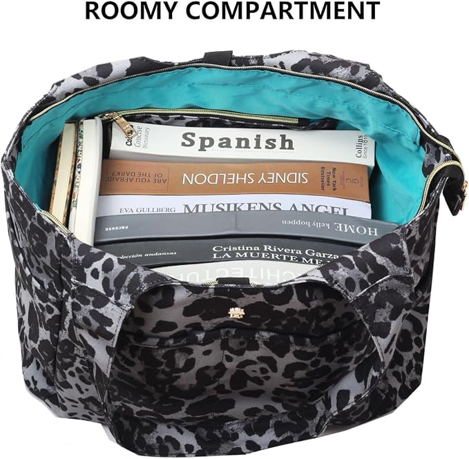 ESVAN Yoga Tote Bag Mat bag Women Shoulder Bags Carryall Tote - Image 4