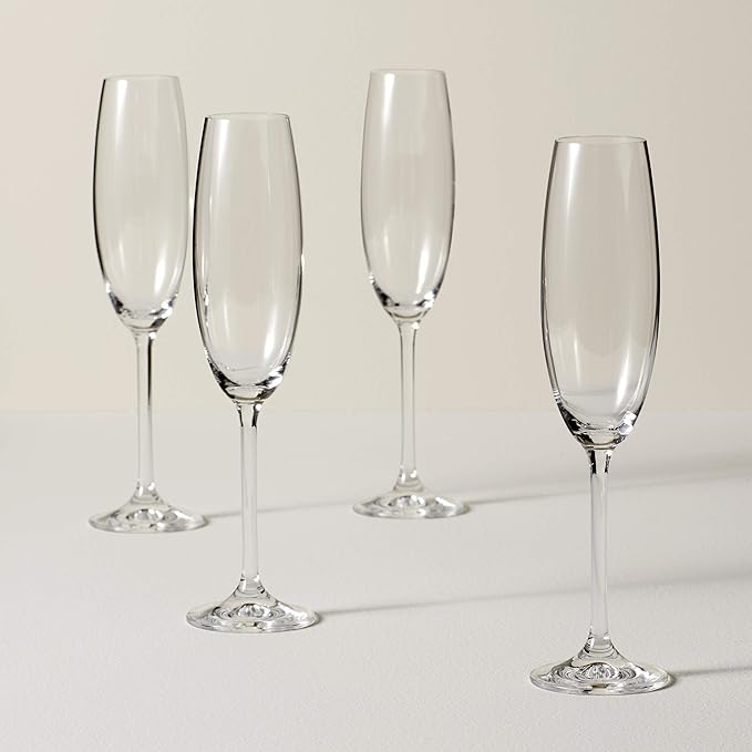 Lenox Tuscany Classics 4pc Toasting Flute Set, 2.3 LB, Clear