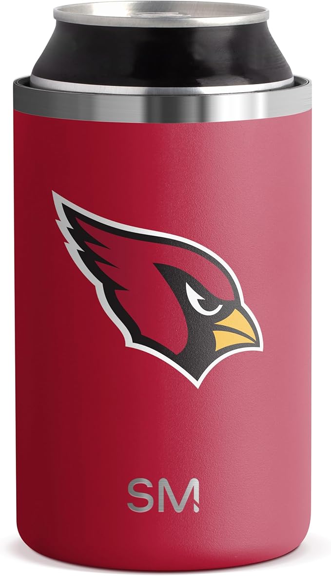 Simple Modern Officially Licensed NFL Arizona Cardinals Gifts for Men, Women, Dads, Fathers Day | Insulated Ranger Can Cooler for Standard 12oz Cans - Beer, Seltzer, and Soda