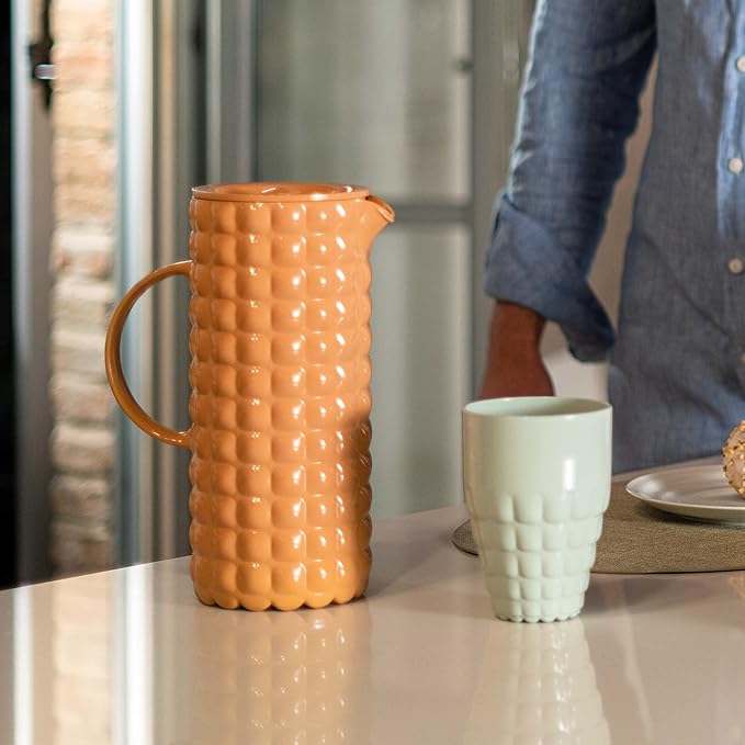 GUZZINI 225600242 TIFFANY Pitcher, Terracotta