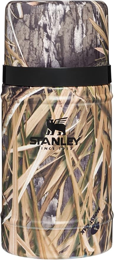 STANLEY Vacuum Insulated Large Food Jar, 18/8 Stainless Steel Food Jar for Cold and Hot Food, Soup Thermos with Leak Proof Lid Doubles as Cup, Wide Mouth Food Thermos