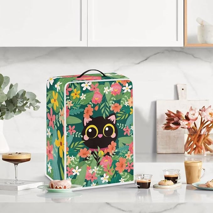 Cat Coffee Maker Cover Durable Lightweight Coffee Pot Cover Dust Protection - Image 3