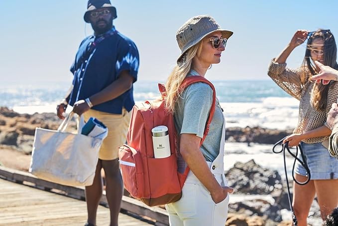 Stanley AeroLight Transit Bottle 20 oz | Locking Drink Through Lid | Leak Resistant Water Bottle or Coffee Travel Mug | Lightweight Insulated Stainless Steel | BPA-Free | Dried Pine