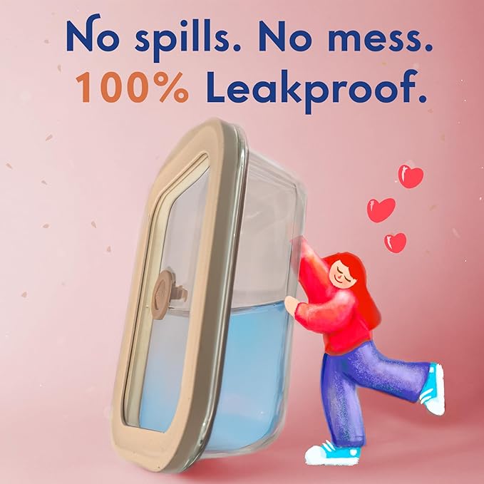 Non-Toxic 35 Oz (4.4 Cup) Glass Storage Containers with Lids – Plastic Free Meal Prep Containers for Lunch, Airtight Food Storage, Microwave and Freezer Safe, 4 Pack - Ziruma