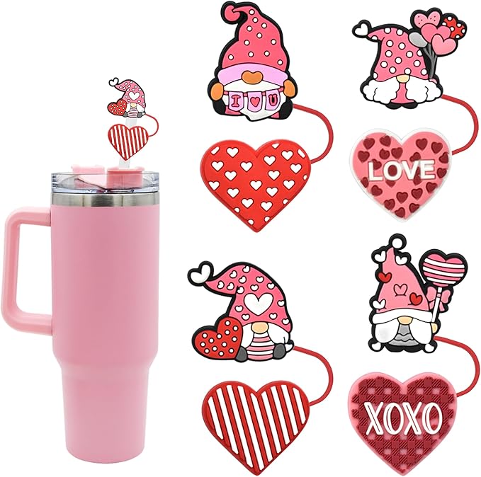 Stanley Cup Straw Cover Cap, Compatible with 30 & 40 Oz Tumbler, Reusable Straw Tips, Perfect for Gifts