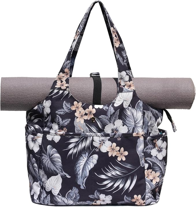 ESVAN Yoga Tote Bag Mat bag Women Shoulder Bags Carryall Tote by ESVAN