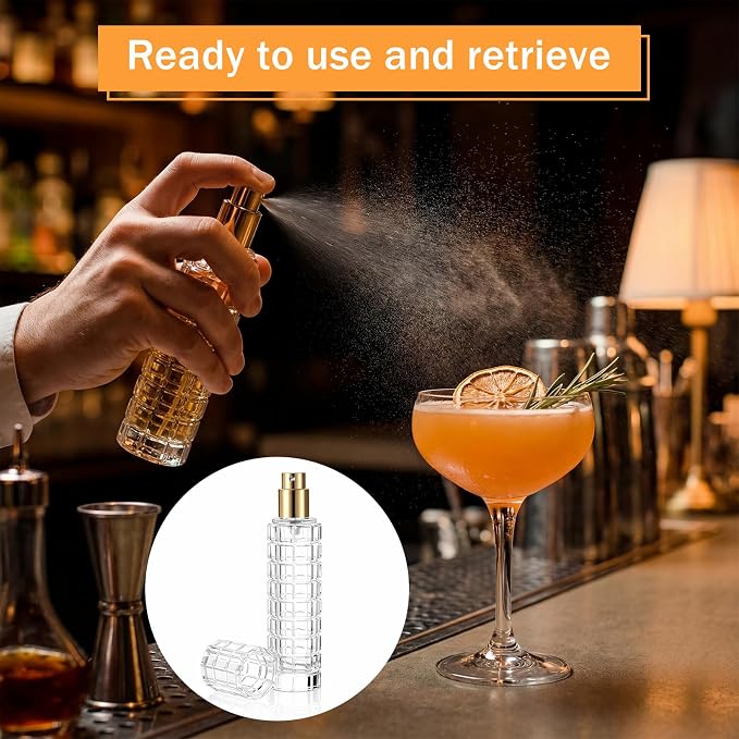 6 Pack Cocktail Atomizer Spray Bottles Bar Sets 1oz / 30ml - Image 4