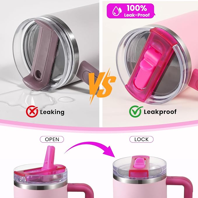 Detachable Flip Straw Lid Replacement - Image 5