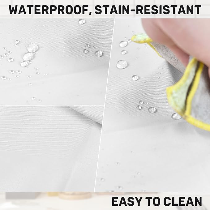 2 Pcs Plus Size Chef Apron, Unisex Professional Apron with 2 Pockets for Cooking, Work, Baking (Larger Size)