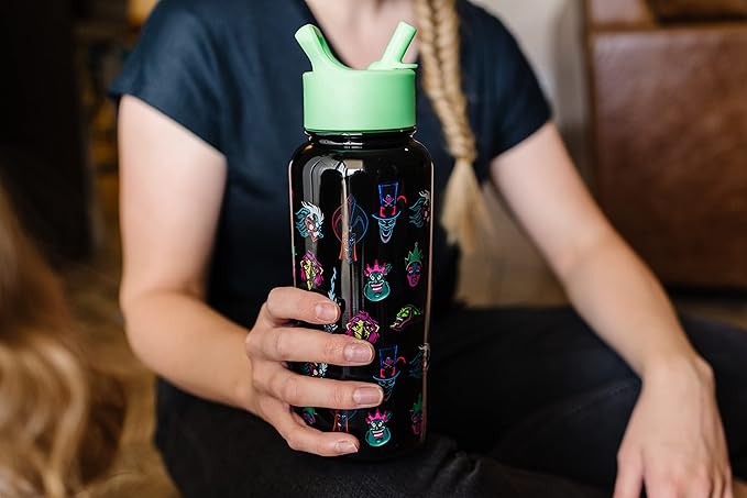 Simple Modern Marvel Water Bottle with Straw Lid Vacuum Insulated Stainless Steel Metal Thermos | Gifts for Women Men Reusable Leak Proof Flask | Summit Collection | 32oz Captain Marvel