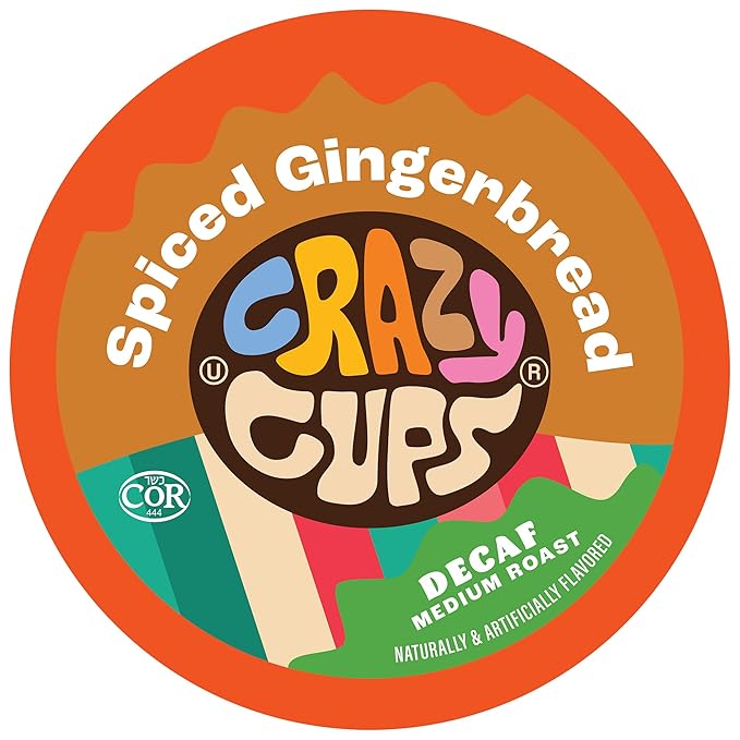 Crazy Cups Spiced Gingerbread DECAF 22ct