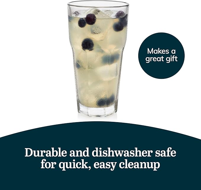Libbey Gibraltar Tumbler Glasses, Set of 12