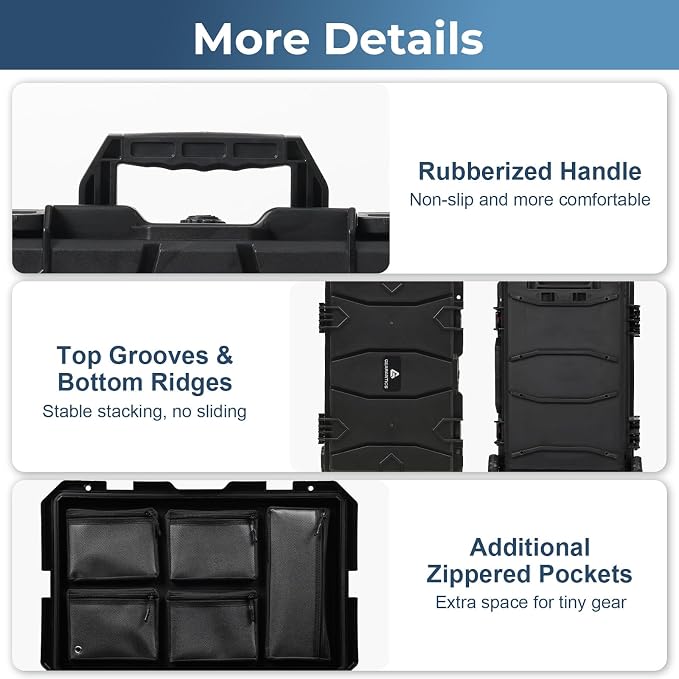 Weatherproof Hard Case, Stackable Trolley Case - Image 9