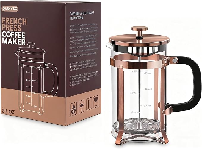 QUQIYSO Coffee Maker 304 Stainless Steel French Press - Image 4
