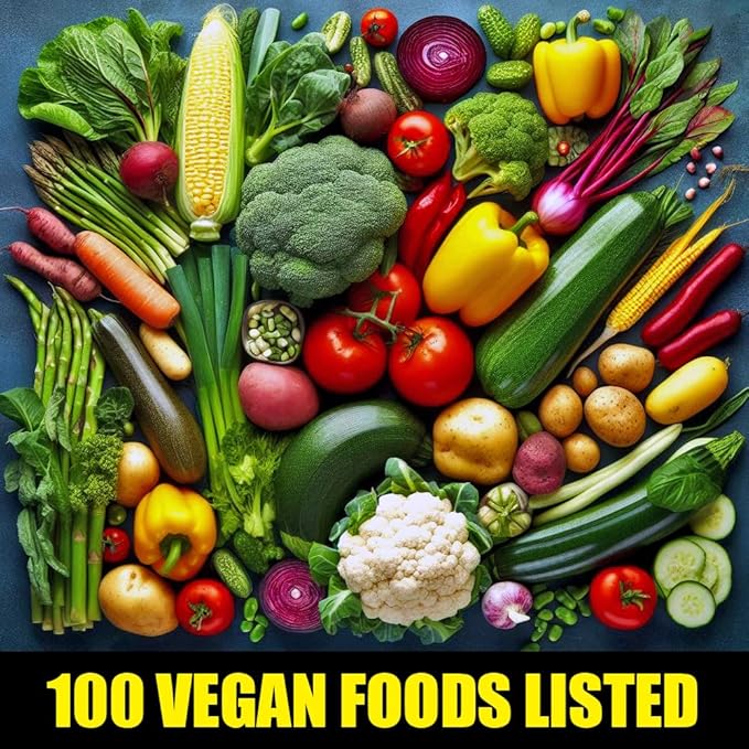 Air Fryer Cheat Sheet Magnet, Vegan Edition - Air Fryer Cooking Times Chart for 100 Vegan Food Items - Magnetic Airfry Guide for Vegetarian Cookbooks and Recipes - Plant Based Diet Airfryer Accessory