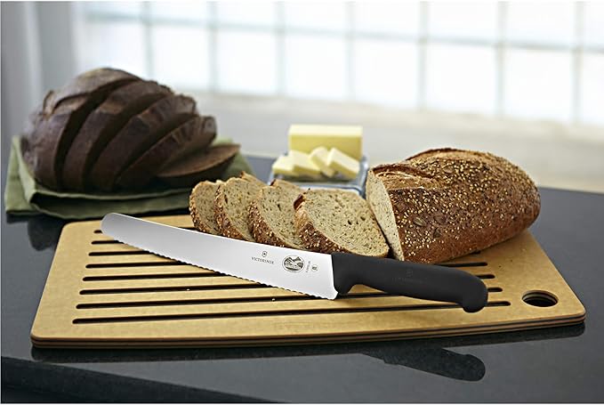 Victorinox Fibrox 10.25-Inch Bread Knife with Serrated Edge and Black Handle