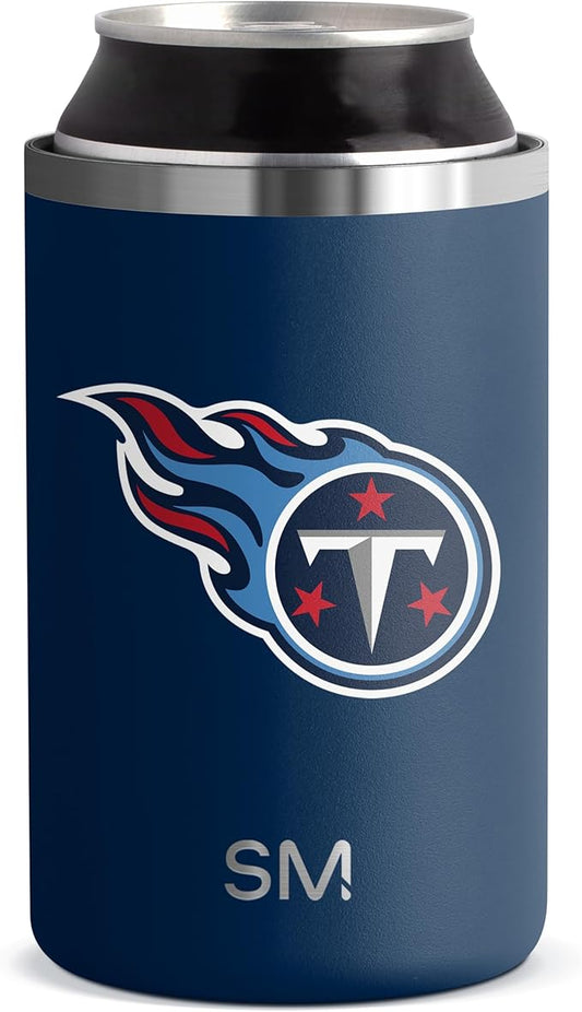 Simple Modern Officially Licensed NFL Tennessee Titans Gifts for Men, Women, Dads, Fathers Day | Insulated Ranger Can Cooler for Standard 12oz Cans - Beer, Seltzer, and Soda