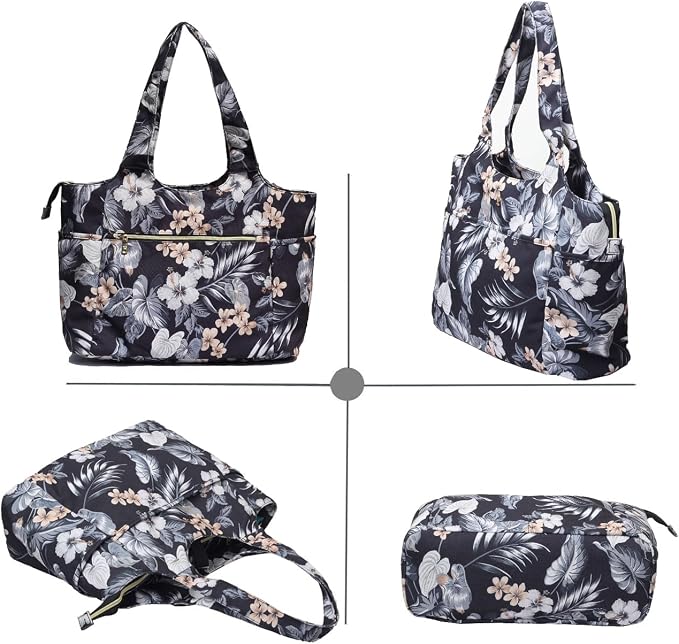 ESVAN Yoga Tote Bag Mat bag Women Shoulder Bags Carryall Tote - Image 7