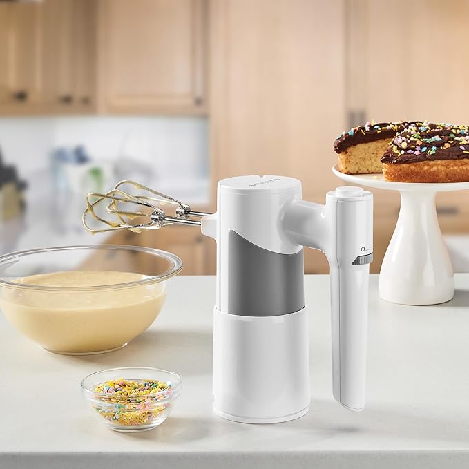 Cuisinart 5 Speed Hand Mixer, HM-150, White